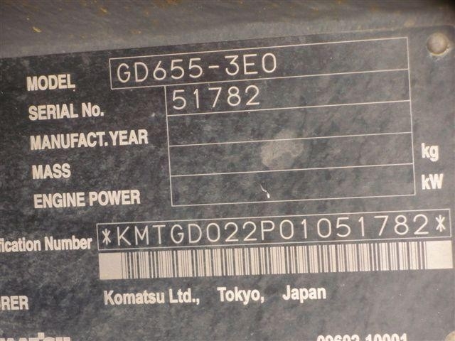 Motoconformadoras Komatsu GD655  importada a bajo costo Ref.: 1373381093094592 No. 4