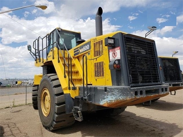 Cargadoras Sobre Ruedas Komatsu WA600 de segunda mano a la venta Ref.: 1540867714151995 No. 4